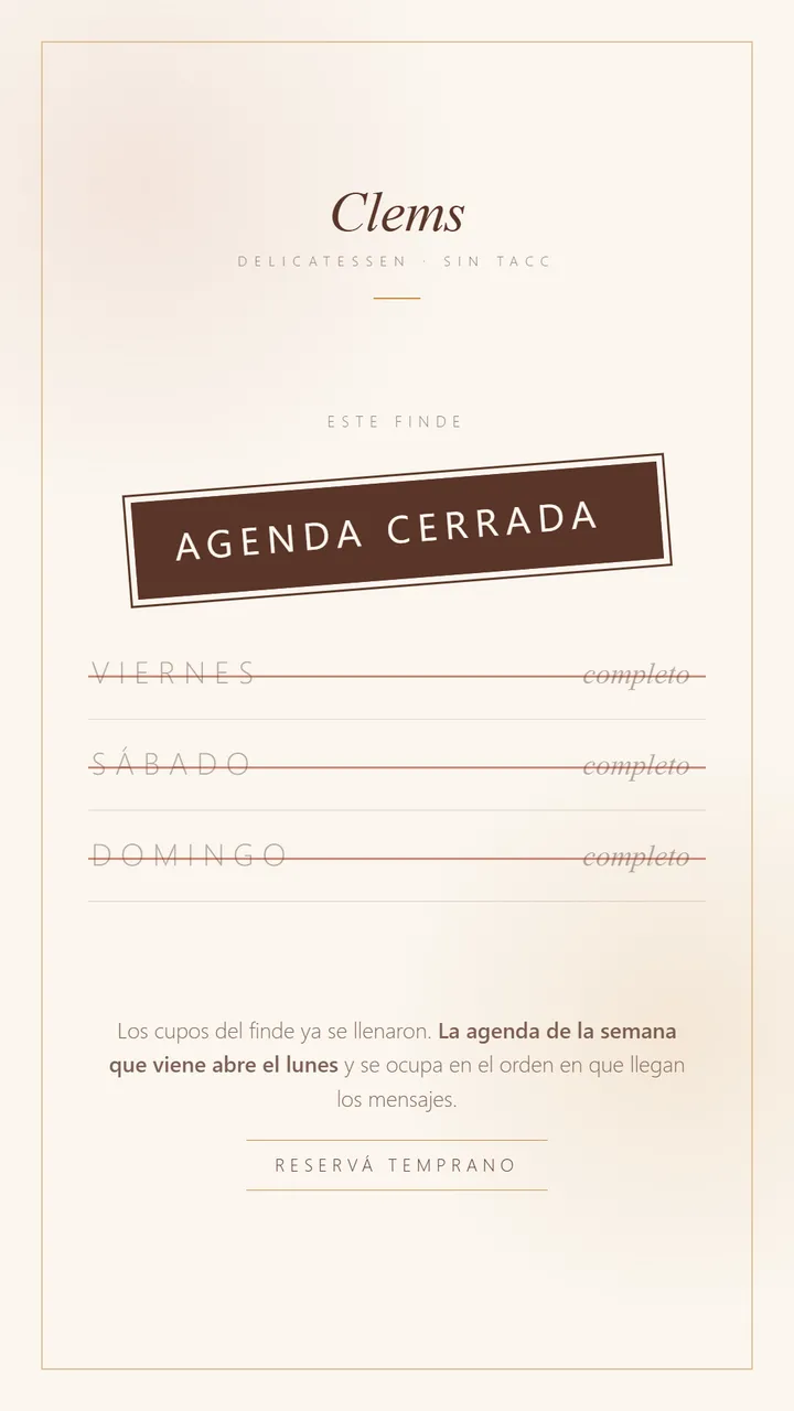 Historia de Instagram: la agenda del fin de semana quedó completa