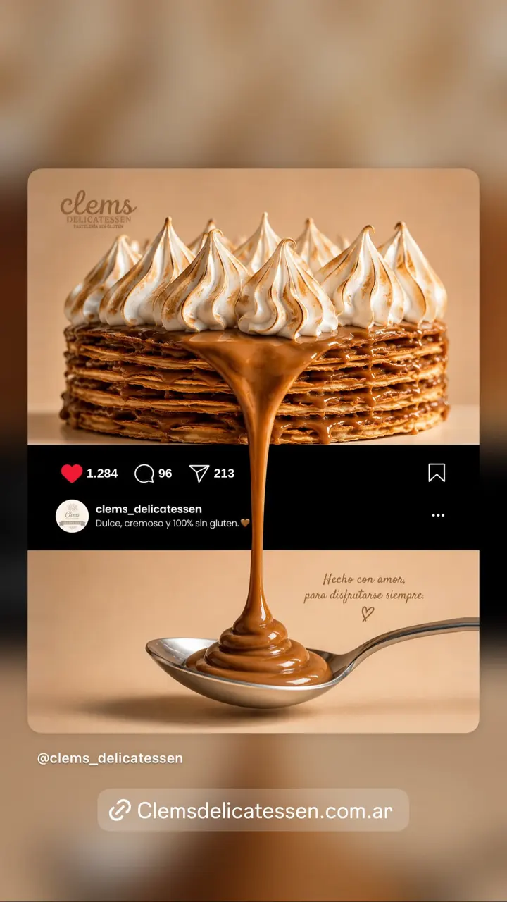 Historia de Instagram de Clems Delicatessen